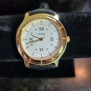 Vintage Guess Gold and Black Watch